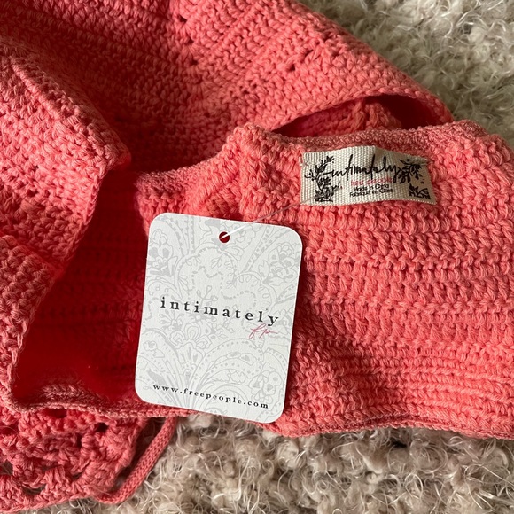 Free People Know Better Knit Crop Top Halter - Picture 5 of 9